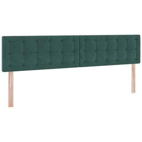 Letto con Contenitore Verde Scuro 200 x 200 cm Velluto - Foto 9