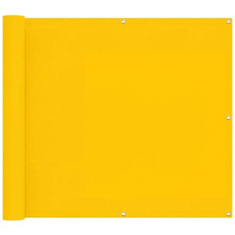 Schermo da balcone Giallo 100 x 200 cm Tessuto Oxford - Foto 1