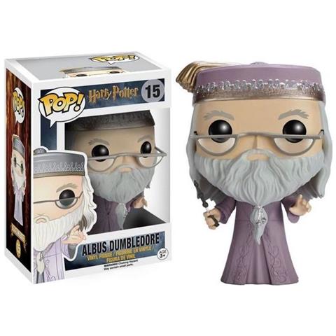 Harry Potter Pop! Movies Vinyl Figure Dumbledore With Wand 9 Cm - Foto 2