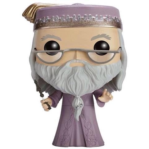 Harry Potter Pop! Movies Vinyl Figure Dumbledore With Wand 9 Cm - Foto 1