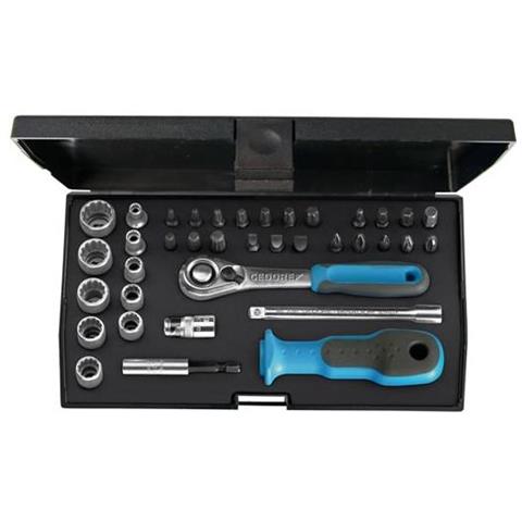 Set di Chiavi a Bussola 1/4"" 37 Pezzi - Foto 1
