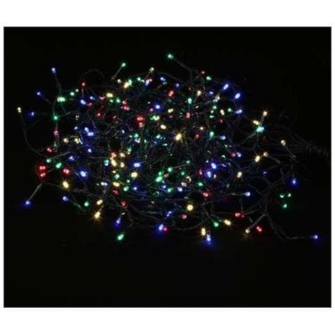 Catena 100 Luci Di Natale Bianco Caldo Decorazione Per Esterno E Interno Con Trasformatore - Foto 2