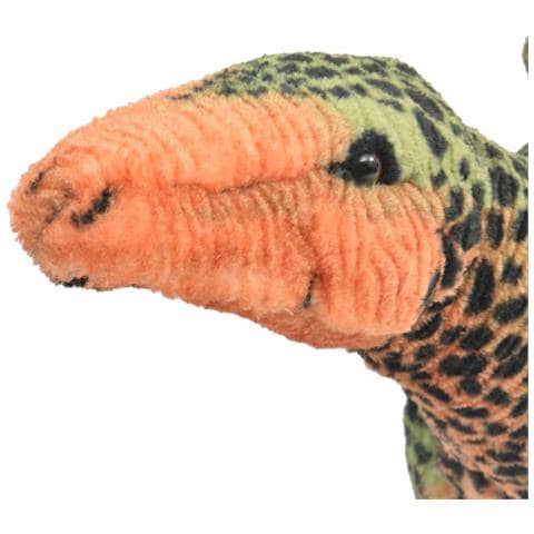 Dinosauro Stegosaurus in Peluche in Piedi Verde e Arancione XXL - Foto 5