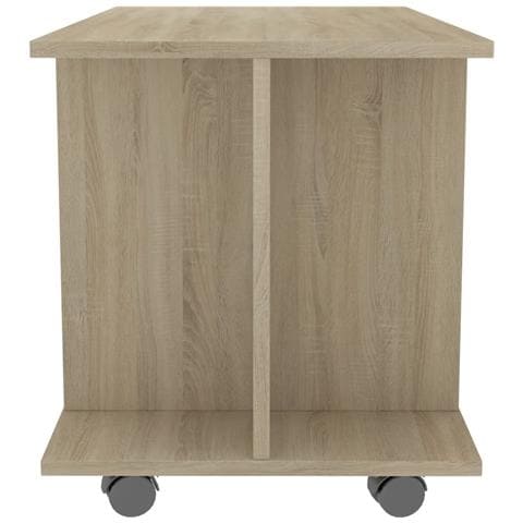 Mobile TV con Ruote Rovere Sonoma 80x40x45 cm Legno Multistrato - Foto 5