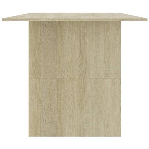 Tavolo da Pranzo Rovere Sonoma 180x90x76cm in Legno Multistrato - Foto 2