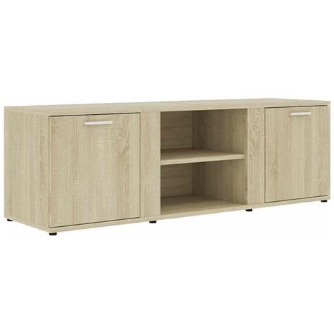 Mobile Porta TV Rovere Sonoma 120x34x37 cm in Legno Multistrato - Foto 2