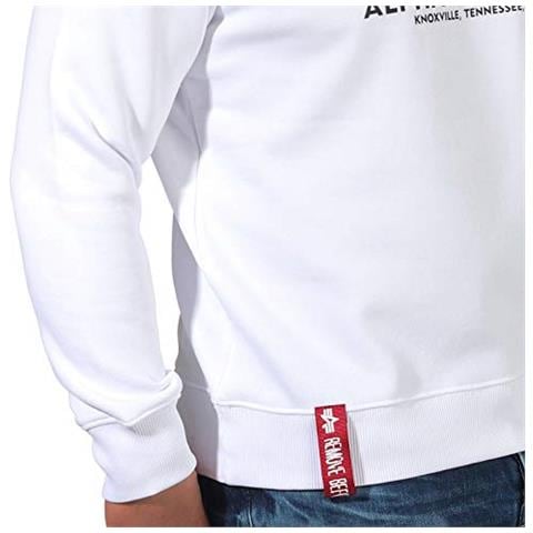 Maglione Di Base Maglia Di Tuta, Blanc, S Uomo - Foto 5