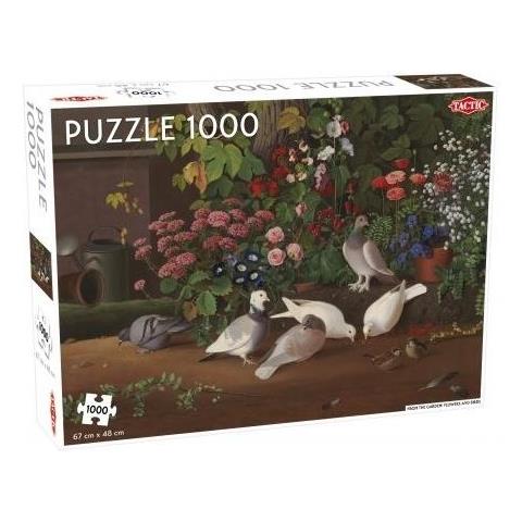 Puzzle Fiori E Uccelli 1000 Pezzi - Foto 1