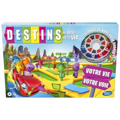 Destini Il Gioco Della Vita - Gioco Da Tavolo Per La Famiglia - Da 2 A 4 Giocatori - Per Bambini - Da 8 Anni - Con Pedine Colorate - Foto 1