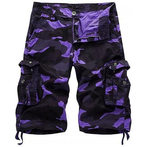 HTN Pantaloncini Da Uomo Pantaloni Da Carico Multi Tascabile