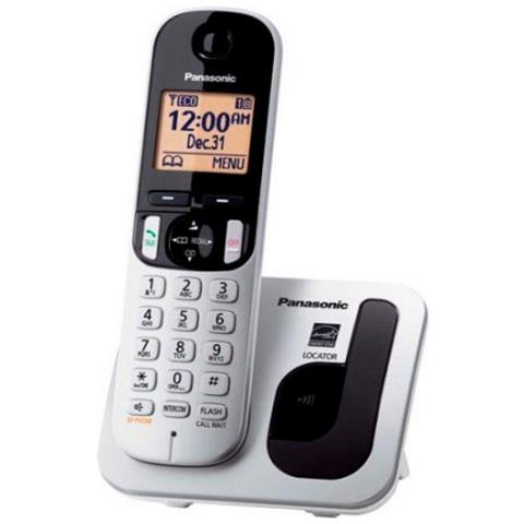 Telefono DECT KX-TGC210 con Identificatore di Chiamata Colore Metallico - Foto 1