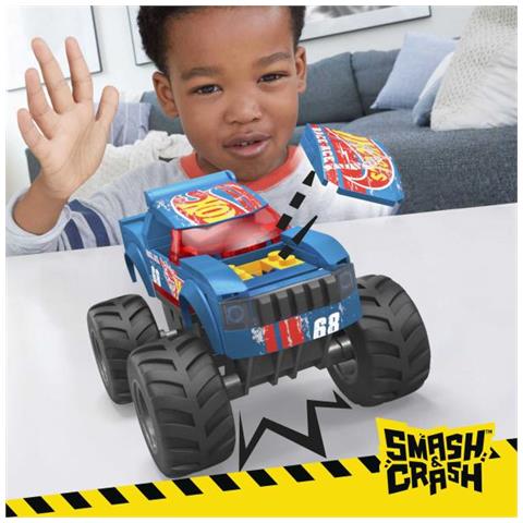 Mega Hot Wheels Smash & Crash Race Ace Monster Truck - Foto 3