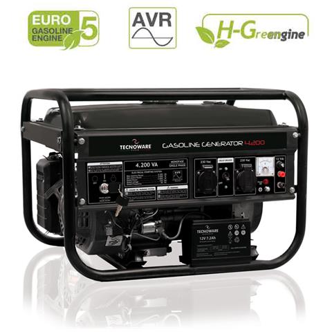 Gasoline Generator 4200va Electrical Sta - Fge4200e - Foto 1