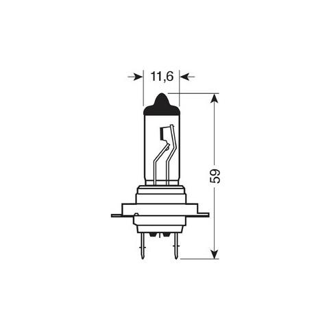 12v Silverstar - H7 - 55w - Px26d - 2 Pz - Scatola Plast. - Foto 3