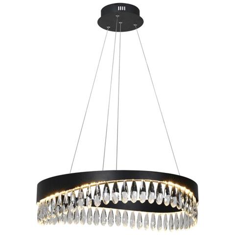 Lampada Selene D60, Cristallo Nero - Foto 1