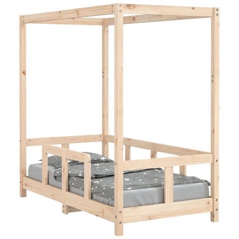 Giroletto per Bambini 70x140 cm in Legno Massello di Pino - Foto 2