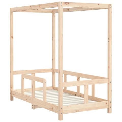 Giroletto per Bambini 70x140 cm in Legno Massello di Pino - Foto 3
