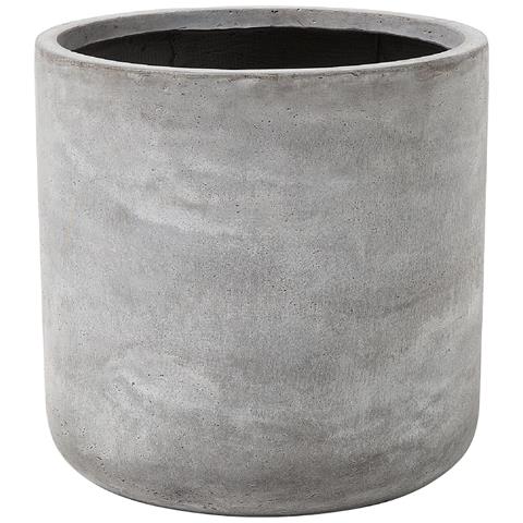 Vaso Per Piante Grigio 51 X 51 X 50 Cm Messene - Foto 2