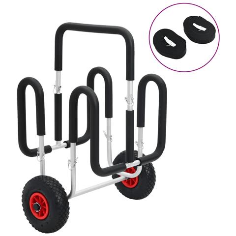 Carrello Per Kayak Per 2 Tavole 90 Kg In Alluminio - Foto 1