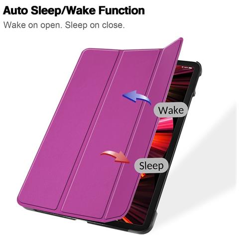 Eco-leather Case Lenovo Tab M8 8'' 4th Gen Tb-300 (2023) Purple - Foto 8