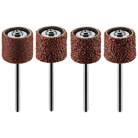 Nastro Abrasivo 12,7 Mm, K60, K80, K120, K240, Set Da 100 Pezzi, + Gambo 3,2 Mm, 2 Pz. - Foto 1