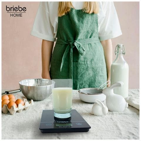 Kw1163 Bilancia Da Cucina Digitale, Alta Precisione 1g, Peso Fino A 5kg, Funzione Tare Nero - Foto 2