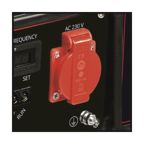 TC-IG 1100 gruppo elettrogeno 1000 W 6,5 L Benzina Nero, Rosso - Foto 2