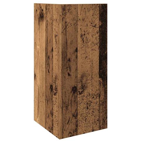 Tavolino Laterale Con Ripiano Legno Antico 25,5x27x60 Cm - Foto 10