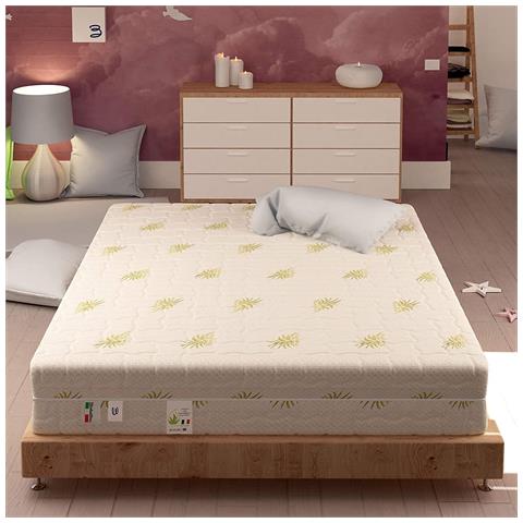 Materasso Memory Dream Soft Matrimoniale con Rivestimento in Aloe Vera, Memory 7 cm, misura 160x190 cm - Foto 2
