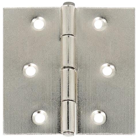 -mobilia-2 Cerniere Quadre Ferro Nichelato 40x40 Mm - Foto 1