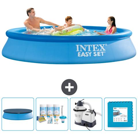 Piscina Fuori Terra - In Giro - 305x305x61 Cm - Blu - Include Accessori Coordinati Cb60 - Foto 1