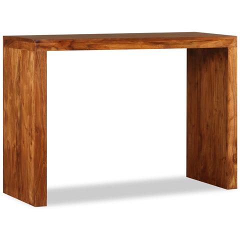 Lusso Casadino -  Tavolo Consolle In Legno Massello Finitura Ambra 110x40x76 Cm - Foto 2