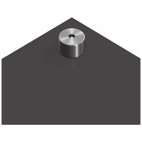 Schienale Cucina in Grigio Scuro - 80x60x0.6 cm Vetro Temperato - Foto 9