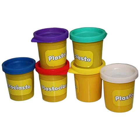 Set Creativo Di Pasta Modellabile Per Bambini Con Rullo / Stampini / Accessori, Multicolore - Foto 5