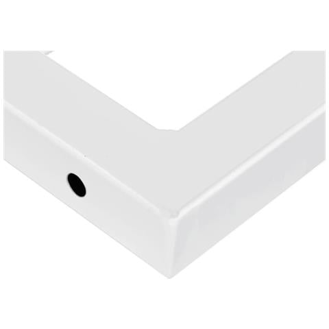 Ripiano a Parete per Lavabo in Acciaio e Massello di Rovere - Foto 9