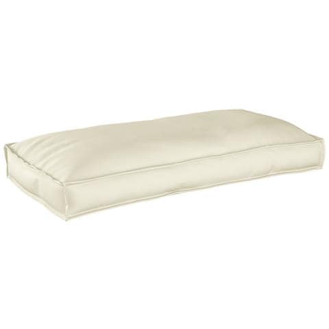Cuscino per pallet da Seduta/Schienale Panna 120x60x12 cm Tessuto Oxford - Foto 2
