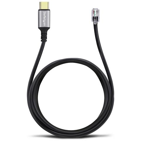 Adattatore da USB-C a RJ9 da 1,8m per telefono fisso o cuffie con cavo /wireless, utilizza l'hardware della linea esistente, per laptop /PC /dispositivi mobili - Foto 6