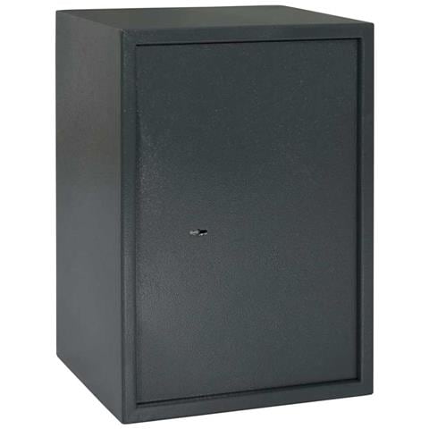 Cassaforte con blocco Grigio 31 x 35 x 50 cm Acciaio - Foto 1