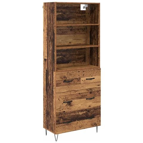 Credenza Legno vecchio 69,5 x 34 x 180 cm Legno multistrato - Foto 1