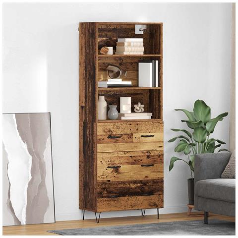 Credenza Legno vecchio 69,5 x 34 x 180 cm Legno multistrato - Foto 2