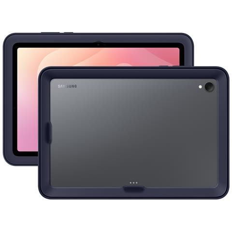 Custodia Per Galaxy Tab S11 Serie Frame Cover Ufficiale Con Funzione Supporto, Blu Marina - Foto 1