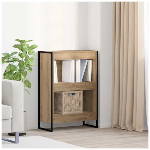 Armadio per Libri Rovere Artigianale 80 x 30 x 155 cm - Foto 2