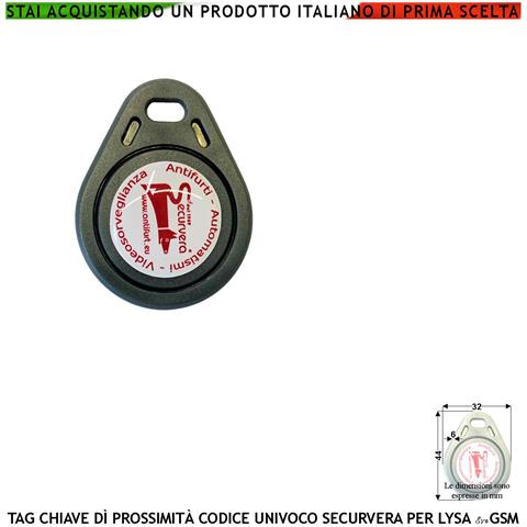 Chiave Sfioramento Vergine Per Centrale Antifurto Lysa Evo Gsm Gestione Allarme Il Lettore Memorizza Massimo 30 Tag Un - Foto 1