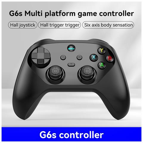 Gamepad Bluetooth 5.3 G6s Con Joystick Hall - Supporto Multi-piattaforma Black - Foto 5