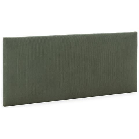 Testiera Imbottita Bari 160x60 Cm Verde - Foto 1
