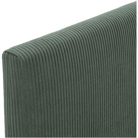 Testiera Imbottita Bari 160x60 Cm Verde - Foto 6