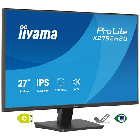 Monitor ProLite 27" LED Flat X2793HSU-B1 Full HD Tempo di risposta 1 ms - Foto 1