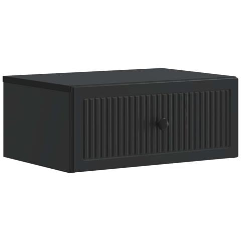 Armadio da Notte Nero 49 x 34,5 x 20 cm Legno ingegnerizzato - Foto 1