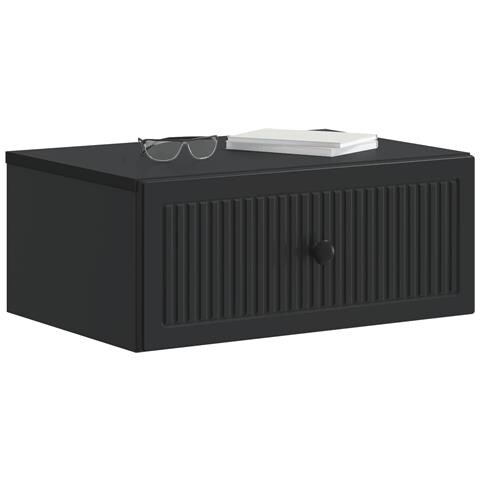 Armadio da Notte Nero 49 x 34,5 x 20 cm Legno ingegnerizzato - Foto 2