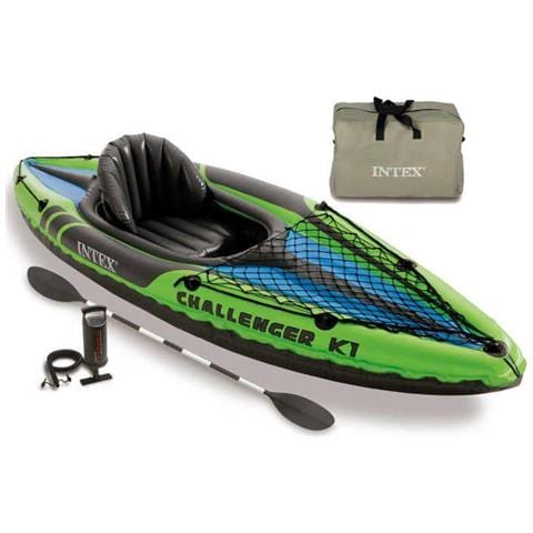 68305NP Canoa Gonfiabile Challenger K1, 1 Posto, 274x76x33 cm - Foto 1
